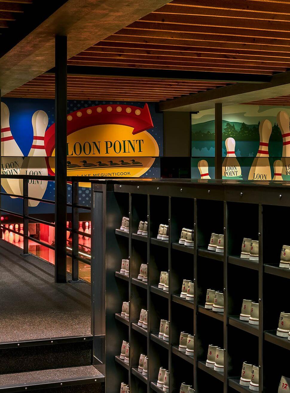 Storage Ideas for Home Bowling Alley Balls & Shoes